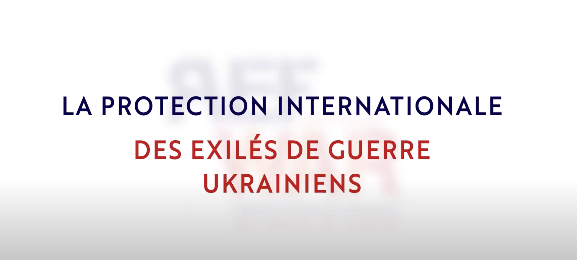 Protection des exilés de guerre ukrainiens